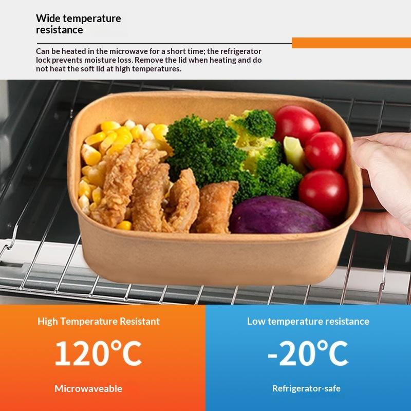 Meal Prep Bowl - 10 SZT./Zestaw Jednorazowe Pudełka na Lunch