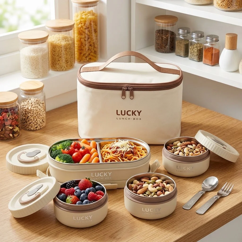 Meal Prep Or Prep Meal - Pudełko bento ze stali nierdzewnej 304