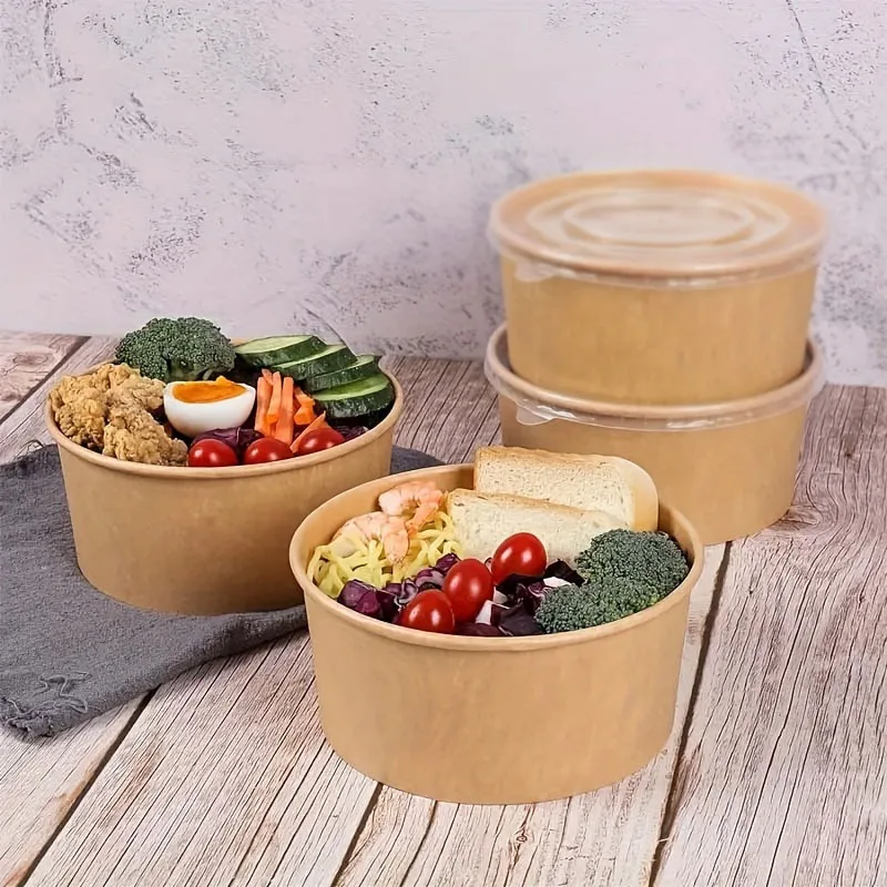 15/30 SZT. Papierowe miseczki  – Meal Prep Bowl recenzja i cena