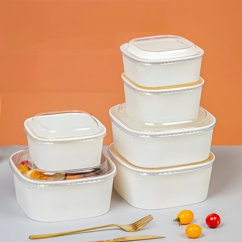 Biała, kwadratowa miska na sał – Meal Prep Bowl recenzja i cena